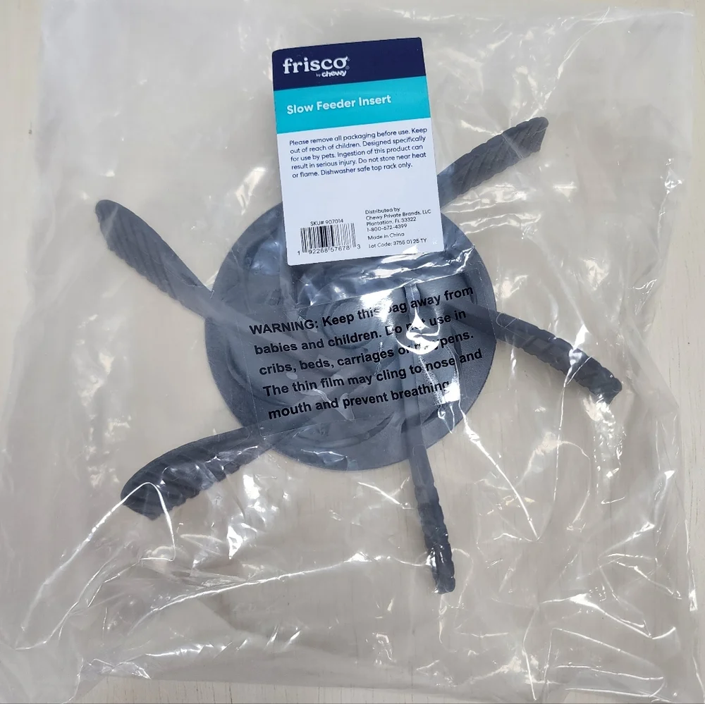 Frisco Gray Slow Feeder Insert for Dogs
